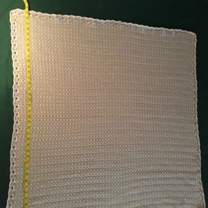 Hand made crochet blanket